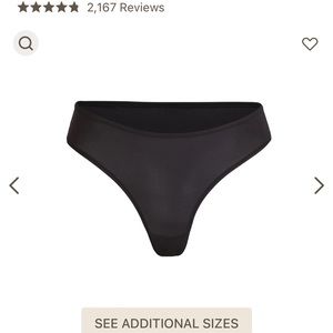 Skims Fits Everybody thong, size medium